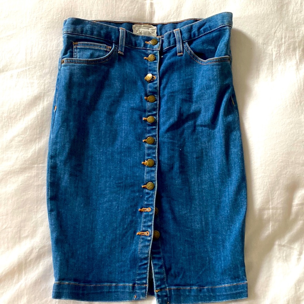 Current Elliott denim skirt, Size 28